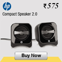 HP Compact Speakers 2.0 - Rs.575 Shop now