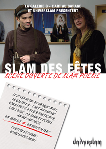 6 scènes ouvertes de poésie au mois de décembre avec Universlam