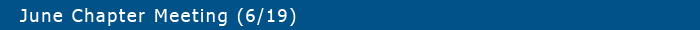 June Chapter Meeting (6/19)