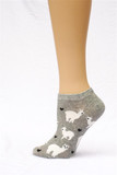 alpaca love ankle socks grey