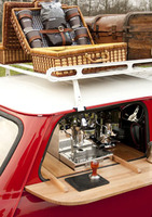 Rijdende Espressobar in Mini Cooper