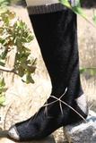 outdoor adventure alpaca socks black