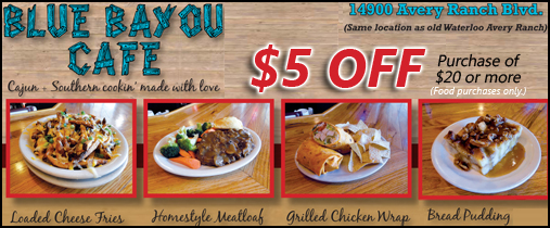 Blue bayou coupons discounts