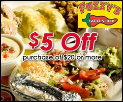 Fuzzys coupons