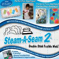 Stitch & Steam 2 Double Stick Fusible Web Sheets by The Warm Company