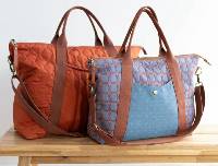 Oxbow Tote Pattern by Anna Graham of Noodlehead