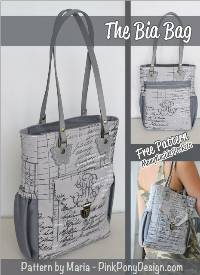 The Bia Bag Pattern by PinkPonyDesign.com
