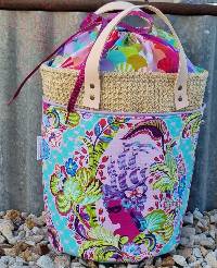 Juno Drawstring Bag Pattern by Little Moo Designs