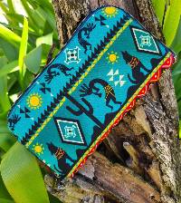 Cosmos Zipper Wallet Pattern by Little Moo Designs