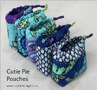 Cutie Pie Pouches by Lazy Girl Designs
