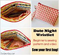 Date Night Wristlet Pattern by Sew So Easy