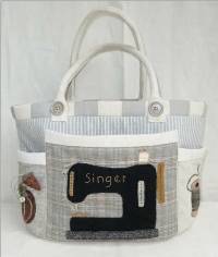My Sewing Tote Pattern by Kathi Campbell of Heart To Hand