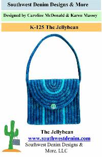 Jellybean Bag Pattern by Caroline McDonald & Karen Massey of Southwest Denim Designs & More
