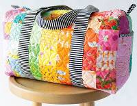 Patchwork Duffle Mini Pattern by Kaitlyn Howell of Knot and Thread Design