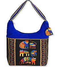 Laurel Burch Fantastic Feline Cousins Scoop Tote LB4802 ON SALE