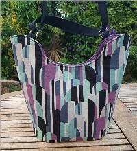 The Bucket Tote Pattern by Samantha Hussey of Sewing Patterns by Mrs H