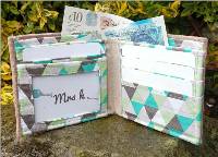 The Gentleman's Wallet Pattern by Samantha Hussey of Sewing Patterns by Mrs H