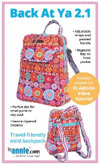 Back At Ya 2.1 Mini Backpack Purse Pattern by Annie