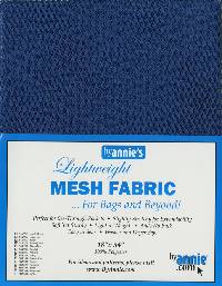 Lightweight MESH Fabric Blastoff Blue by Annie