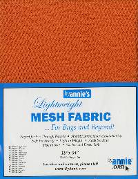 Pumpkin Lightweight MESH Fabric by Annie