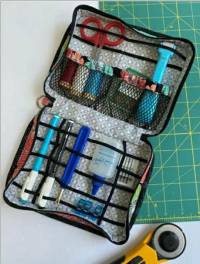 The Handy Keeper Case Pattern by Kristine Poor of Poorhouse Quilt Designs