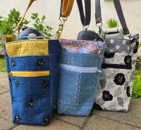 Water Bottle Sling Bag Pattern by Suzanne Wenzlick of Suzanne's Art House