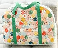 Odessa Weekender Bag Pattern by Minki Kim of Sewing Illustration