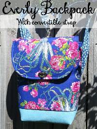Everly Backpack Pattern by Sew Many Creations.