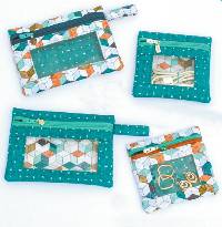 Clearly Cute Bags Pattern by Cheryl Von Ruden of Stitchin' Sisters