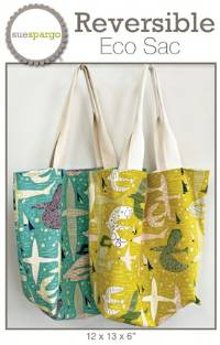 Reversible Eco Sac Pattern by Sue Spargo Folk-Art Quilts