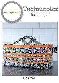 Technicolor Tool Tote Pattern by Sue Spargo