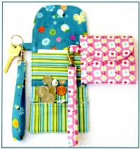 Cash On Hand! Wristlet Wallet & Key Fob Pattern by Susie C Shore Designs