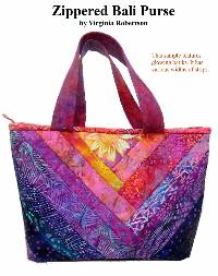 Zippered Bali Purse Pattern by Virginia Robertson Designs