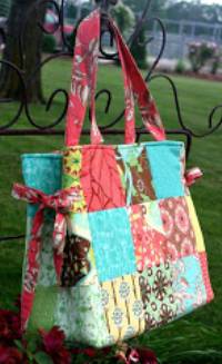 tutorial for the Charm Pack Bag from girls in the garden