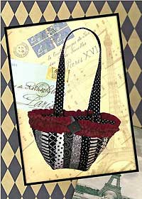Ooh La La Bag Pattern by Liz and Beth Hawkins of Lizzie B Cre8ive