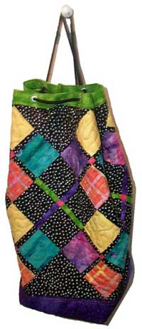 The Bongo Bag Pattern by Poorhouse Quilt Designs