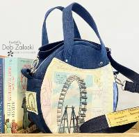 Upcycled Handbag with Treasured Threads by Deb Zaleski for therm*o*web