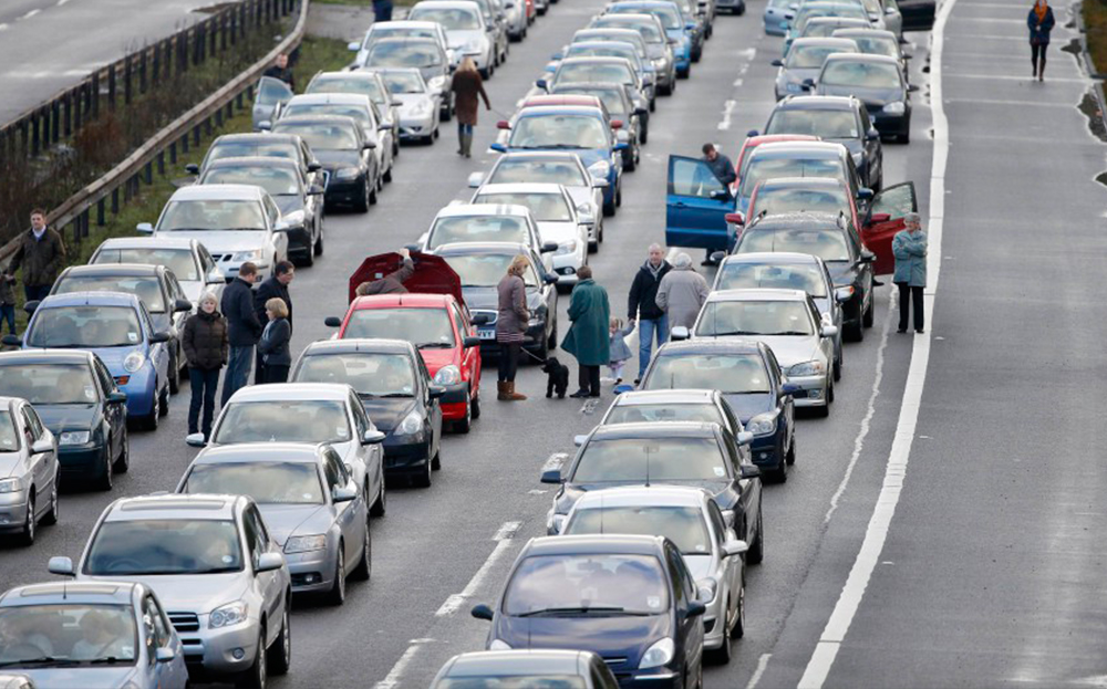 Traffic Jam on the M1