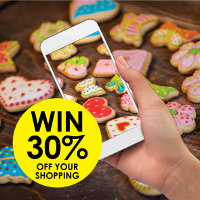 Photograph your biscuits to win 30% off your shopping at Real Foods