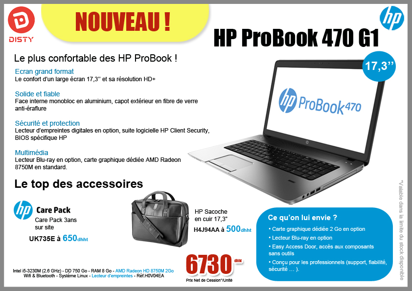 Pièces détachées pour ordinateur Alt Eco Nappe écran pour HP ProBook