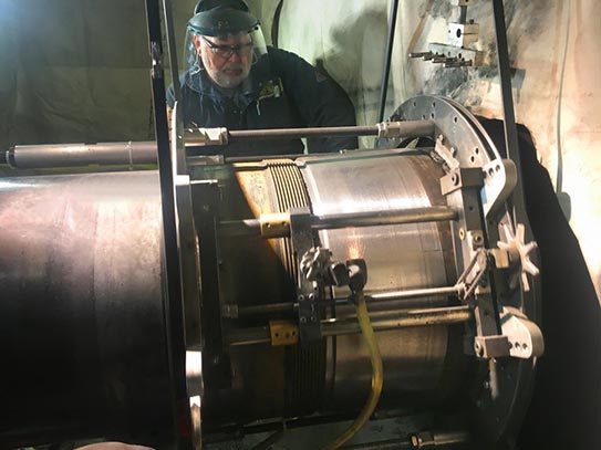 Yankee Dryer Bearing Tapered Journal Refurbishment
