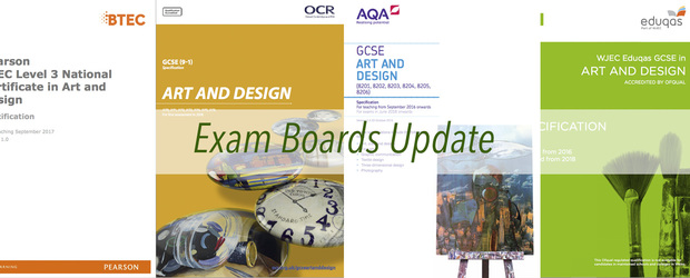 Exam Boards Textiles Collage