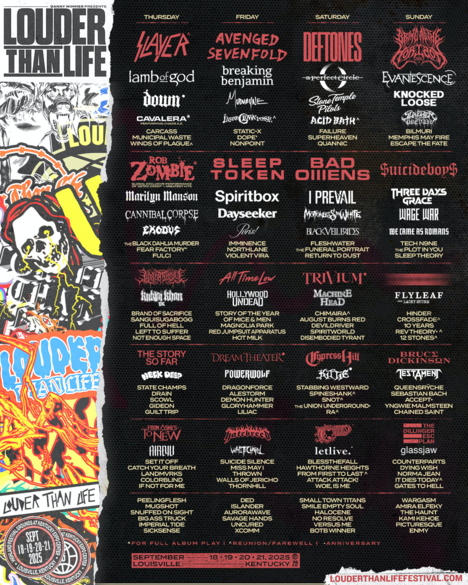 Louder Then Life 2025 flier