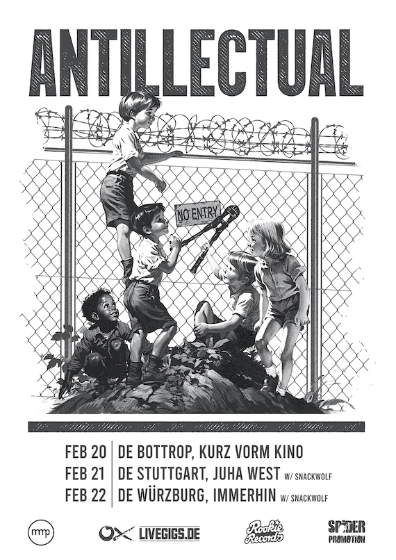 Feb 20 DE Bottrop, Kurz Vorm Kino | Feb 21 DE Stuttgart, Juha West w/ Snackwolf | Feb 22 DE W&uuml;rzburg, Immerhin w/ Snackwolf