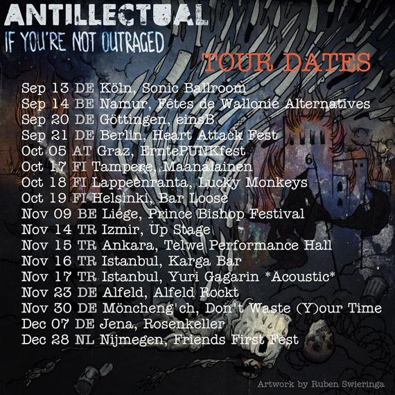 Antillectual tour dates