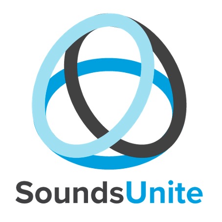 A logo with blue and grey circles
Description automatically generated