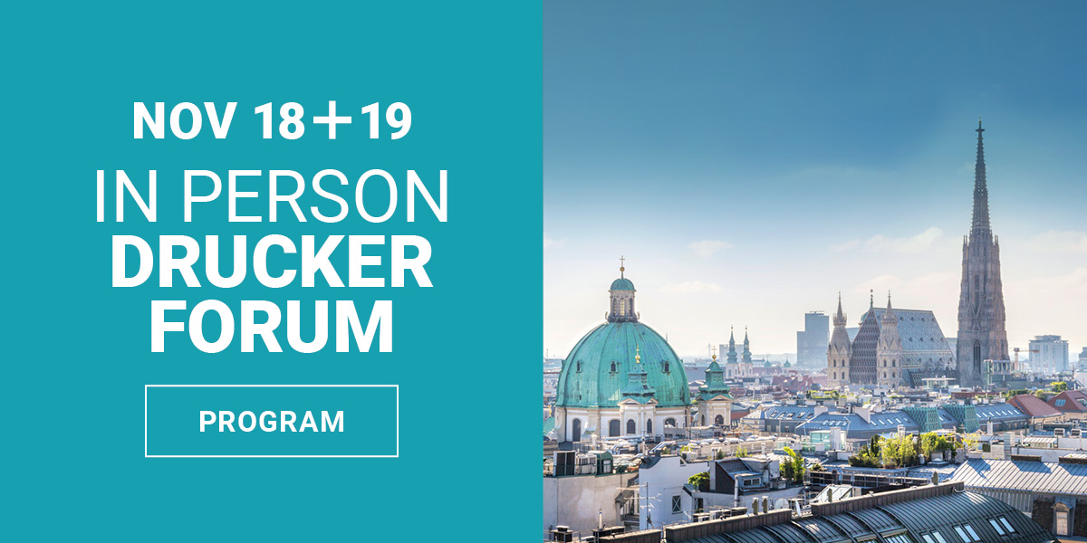 13th Global Peter Drucker Forum
