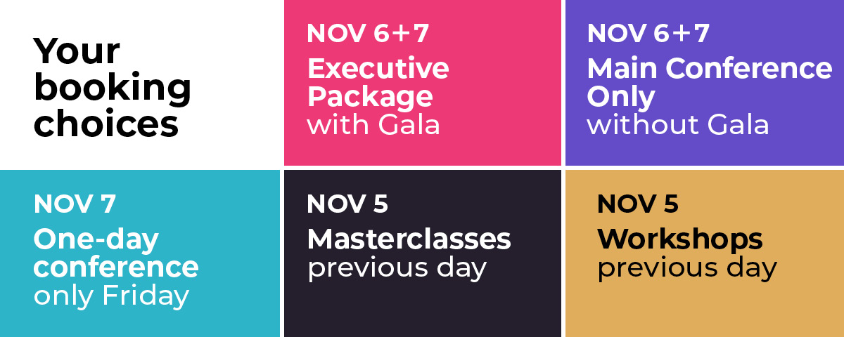 Visual: Your booking choices