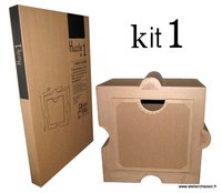 kit de meuble en carton Huzzle