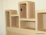 tete de lit en carton haustin - carton brut